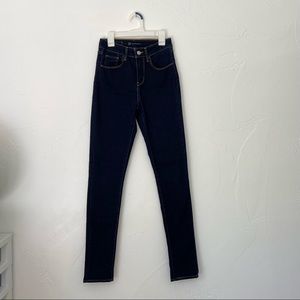 Levi's Skinny Jeans Women Dark Blue High Rise